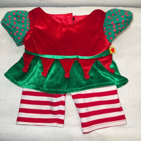 HELLO KITTY BUILD-A-BEAR Gingerbread Christmas Sanrio 18" 2012 NO BOW Elf Outfit - Picture 11 of 14